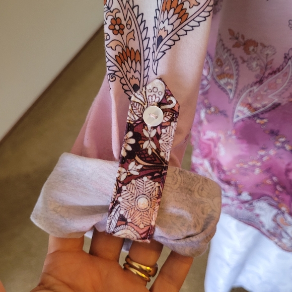 BUY 3, get 1 FREE (SEE DETAILS), Croft & Barrow Pink Tshirt Top (313) - Picture 7 of 8